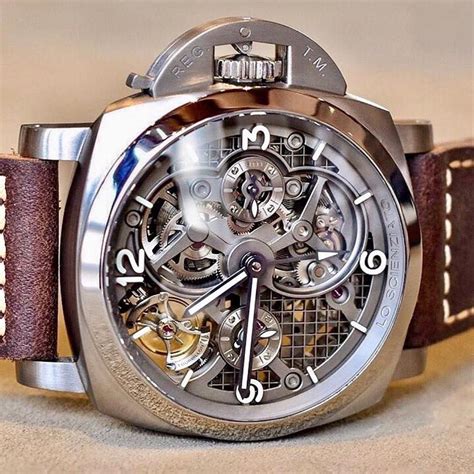 panerai skeleton tourbillon|panerai luminor tourbillon gmt.